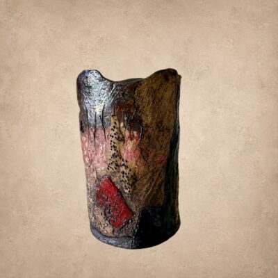 Raw Earth Ceramic Vessel