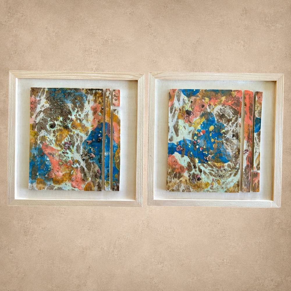 Explosion of Colour. Exhibit pieces 5142